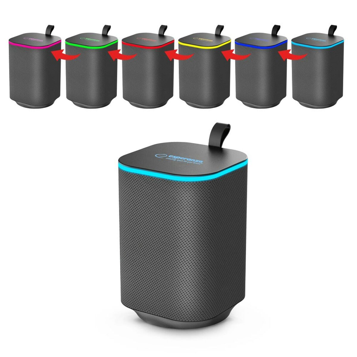 Portable Bluetooth Speakers Esperanza EP155 Black-2