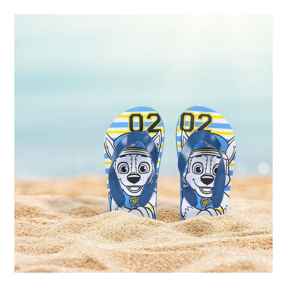 Flip Flops for Children The Paw Patrol Blue-2