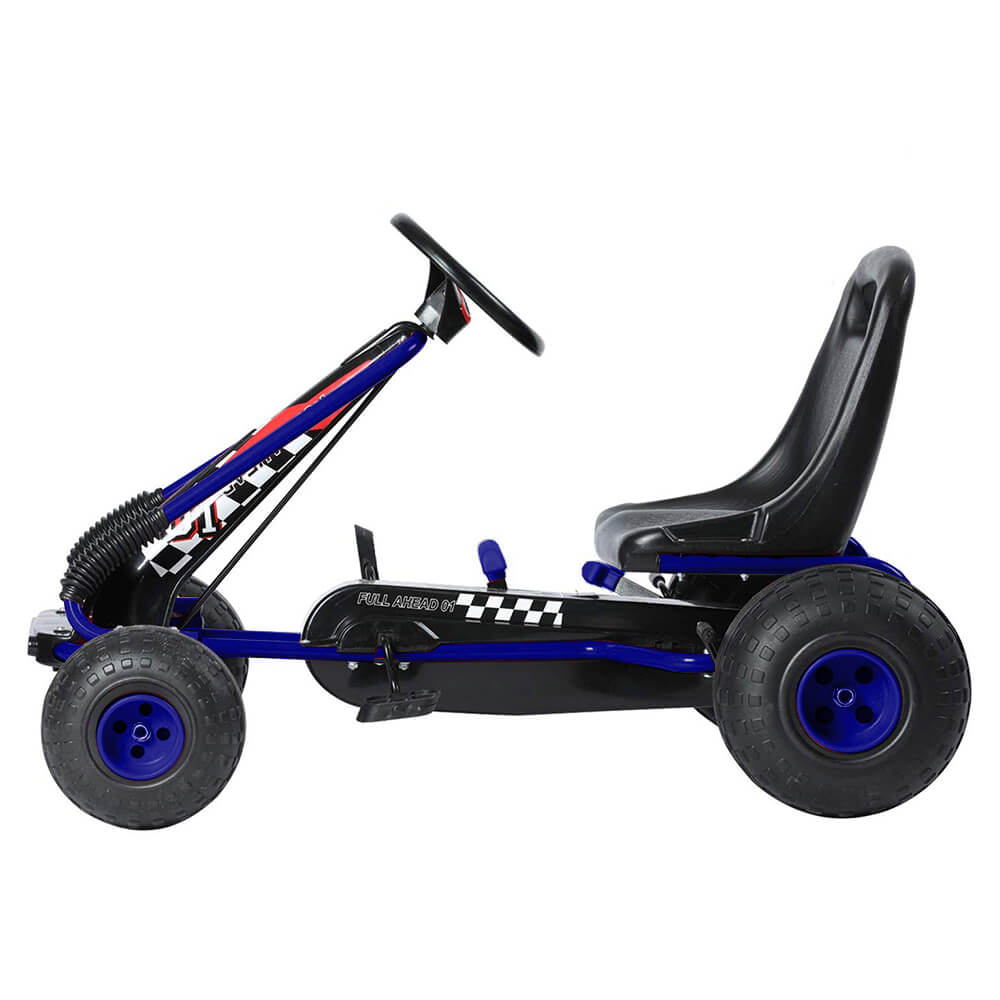 Pedálový dětský gokart, modrý-1