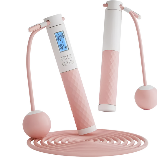 Jump Rope with LED Screen and Silicone Handle-0
