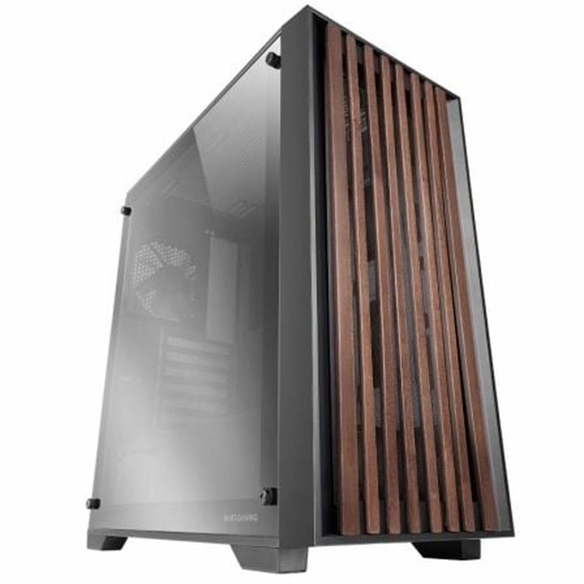 ATX Semi-tower Box Mars Gaming MCWOODDC Black-0