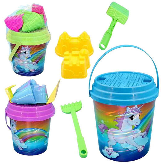 Beach toys set Juinsa Unicorn 21 x 20 cm-0